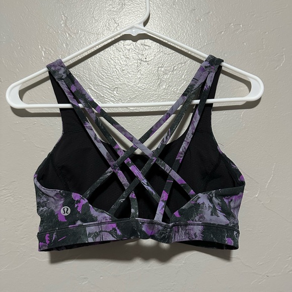 Lululemon Free To Be Serene Bra Light Support C/D Cups Floral Shift Multi - Picture 3 of 4